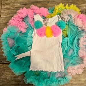 Girls boutique tutu/petticoat set. SUPER FLUFFY.